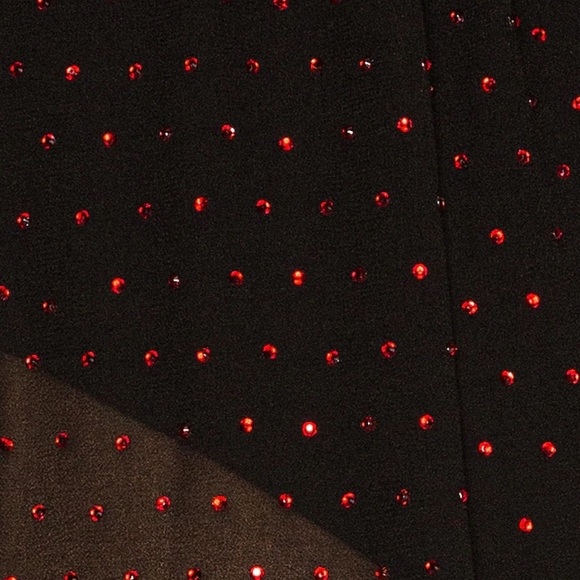 Dundas x Revolve Stardust Maxi Dress in Black and Ruby Size:Small - Picture 6 of 7